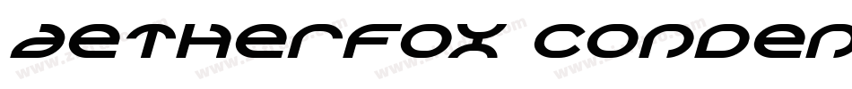 Aetherfox Condensed字体转换